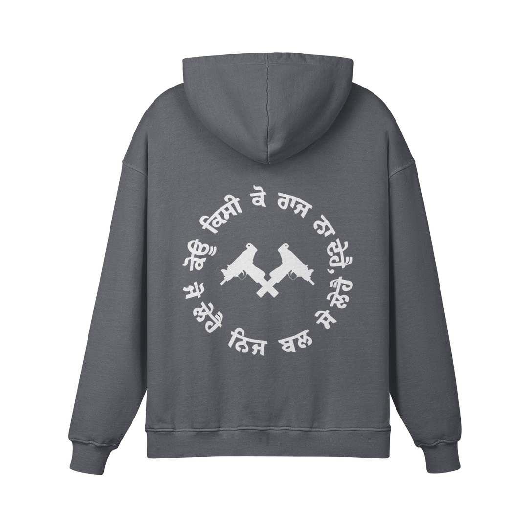 LEGACY OVERSIZE GREY HOODIE