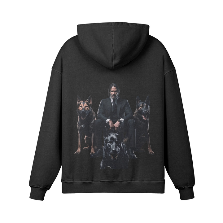 BLACK OVERSIZE  HOODIE