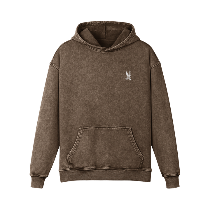 FAEZE WORLD BROWN  OVERSIZE HOODIE