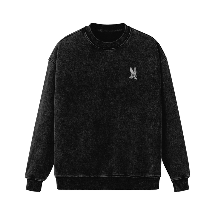 FADED BLACK OVERSIZE SWEATSHIRT