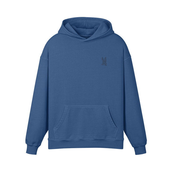 KASMIR BLUE OVERSIZED ETRO HOODIE