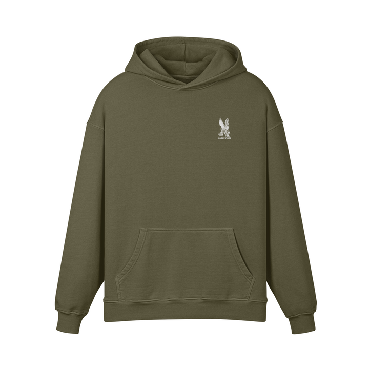 OLIVE GREEN OVERSIZE HOODIE