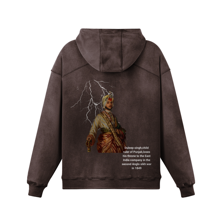 MAHARAJA DULEEP SINGH OVER SIZED BROWN HOODIE