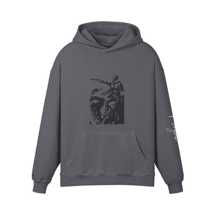 WARRIOR WOMAN OVERSIZED CARBON GREY