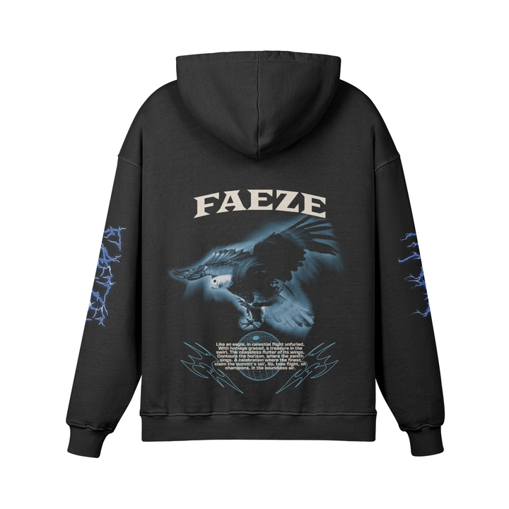 EAGLE WORLD OVERSIZE FADED BLACK