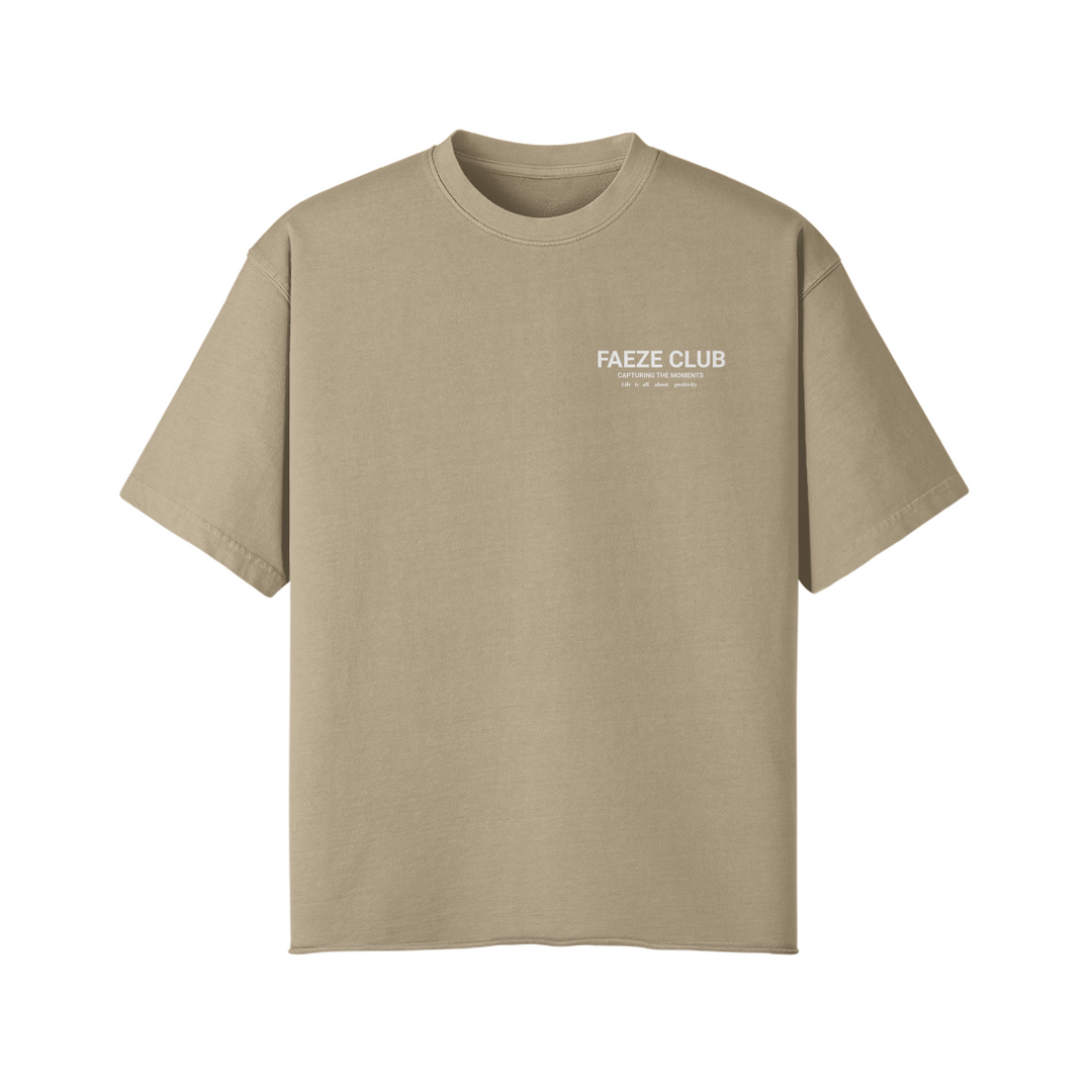 KHAKI OVERSIZE T SHIRT