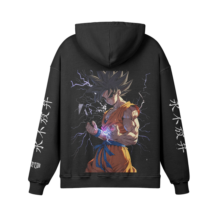 GOKUU OVERSIZE HOODIE FADED BLACK