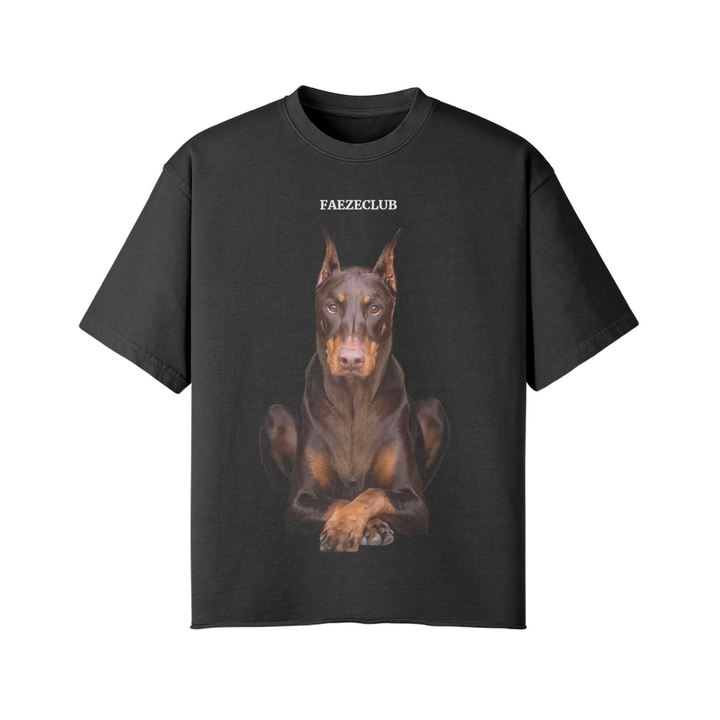 DOBERMAN OVERSIZE FADED SHIRT