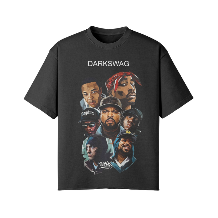 RAPPER OVERSIZE FADED SHIRT