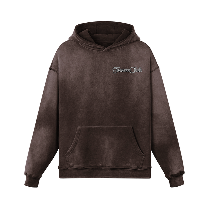 DARK BROWN OVERSIZE HOODIE