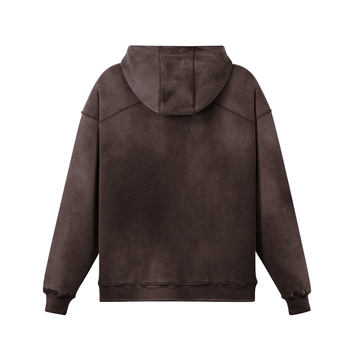 DARK BROWN OVERSIZE HOODIE