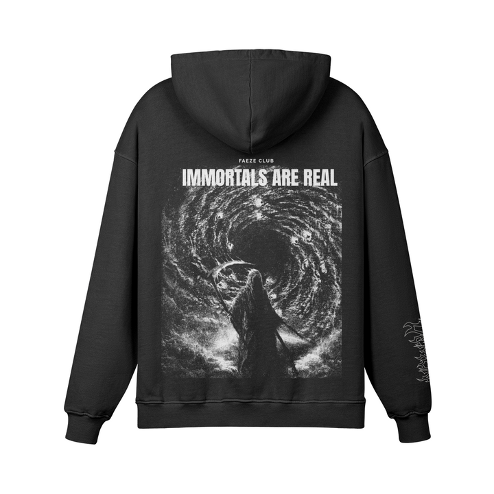 IMMORTALS ARE REAL OVER SIE FADED HOODIE